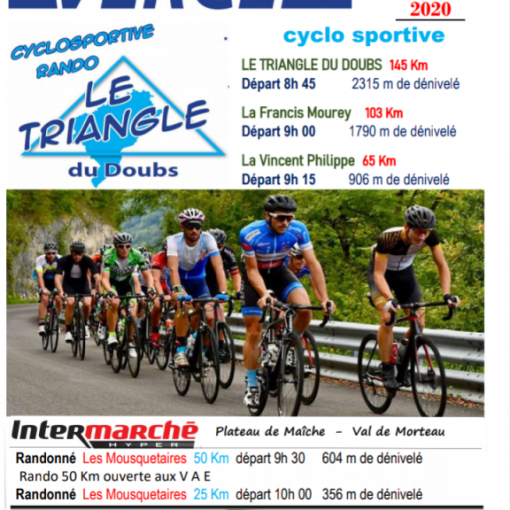 Cyclosportive Le Triangle du Doubs 2020