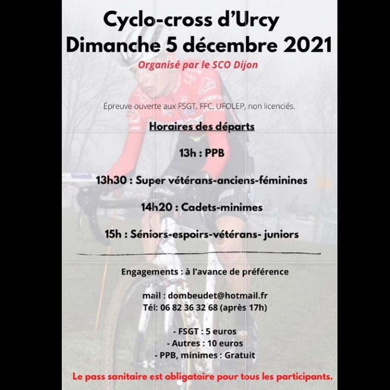 Cyclo-cross d’Urcy 2021