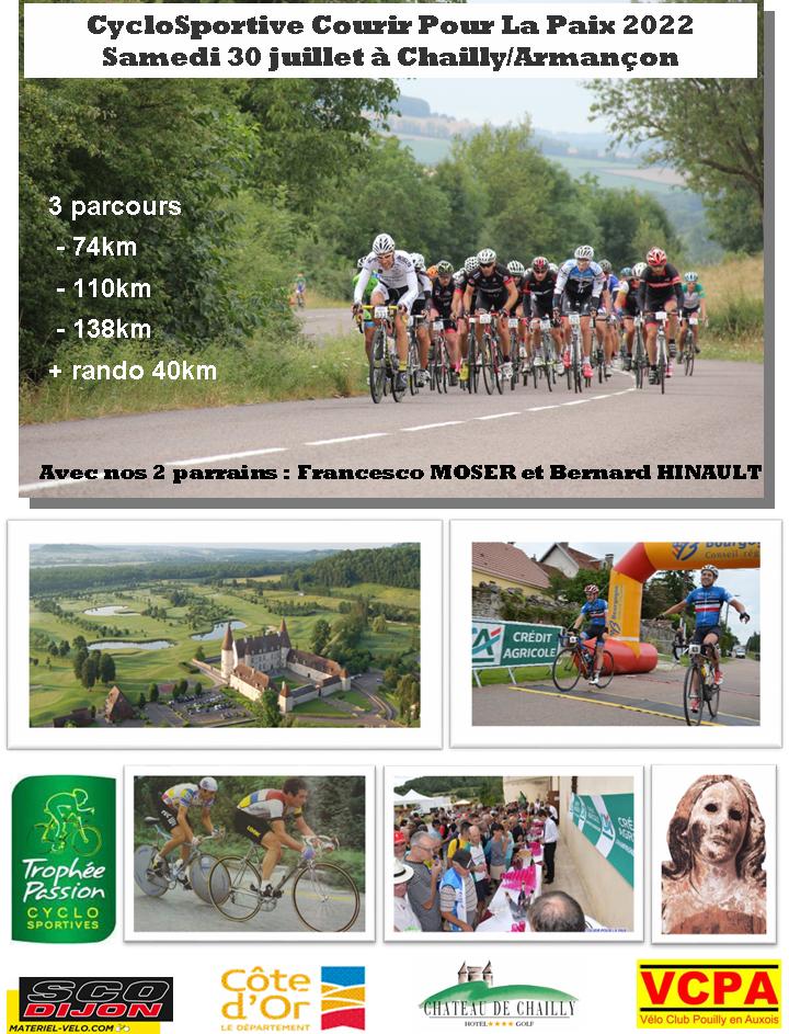 Cyclosportive Courir pour la Paix 2022