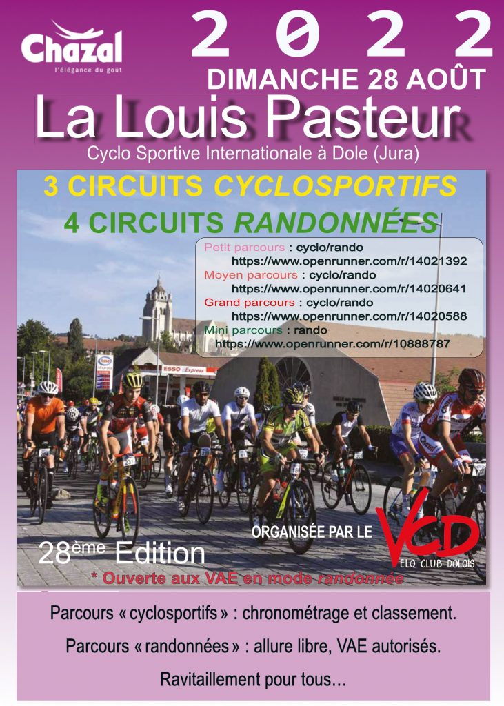 La Louis PASTEUR du dimanche 28 août