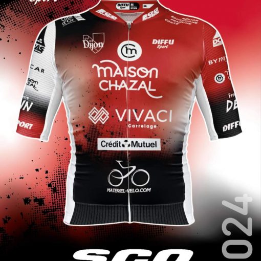Maillot 2024 du SCO Dijon Materiel-velo.com
