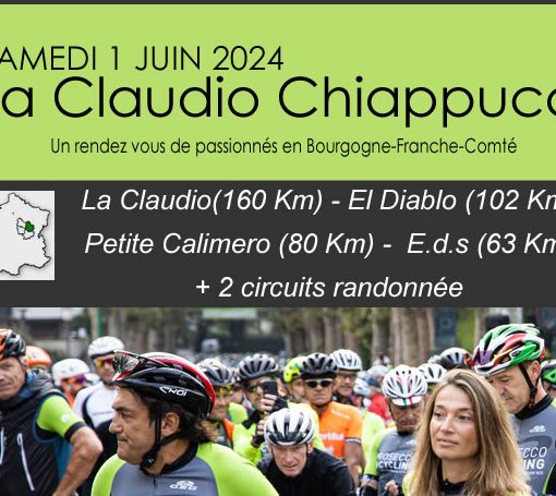 Affiche de la Cyclosportive « La Claudio Chiappucci » 2024