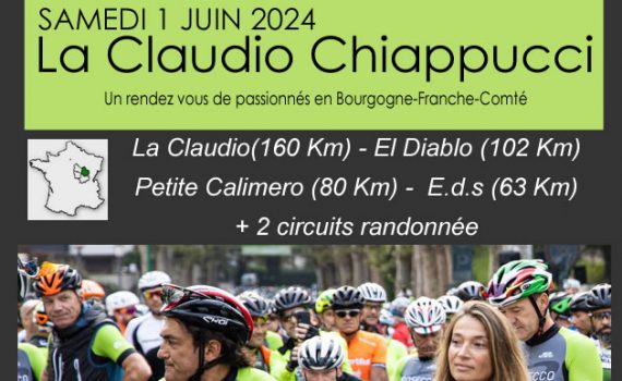 Affiche de la Cyclosportive « La Claudio Chiappucci » 2024