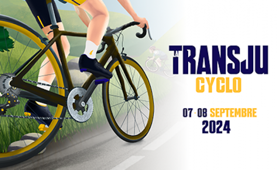 Affiche de la TransJu Cyclo 2024