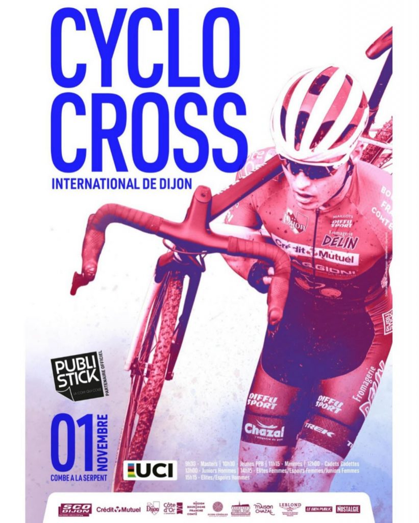Affiche du Cyclocross International de Dijon du 1 novembre 2024