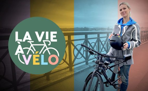 Visuel de l'émission "La vie à vélo" avec Marion Rousse tous les samedis de 12h55 à 13h35