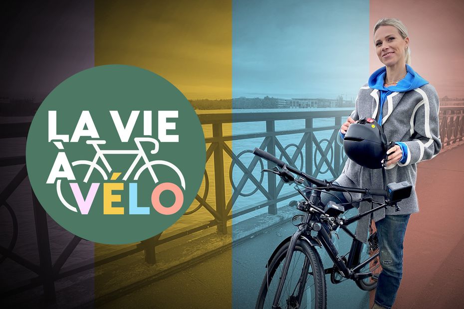Visuel de l'émission "La vie à vélo" avec Marion Rousse tous les samedis de 12h55 à 13h35
