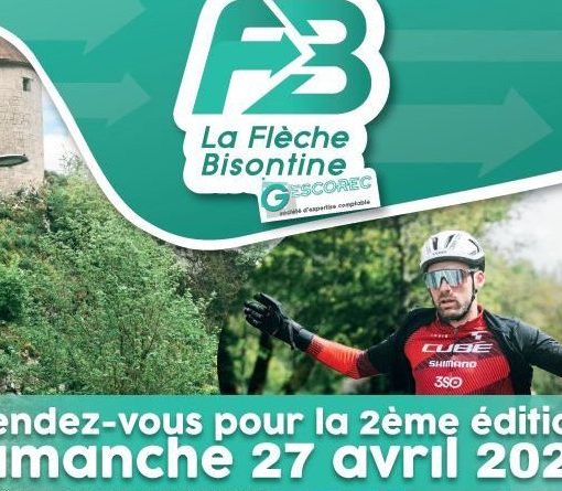 Affiche de la cyclosportive "La Flèche Bisontine 2025"