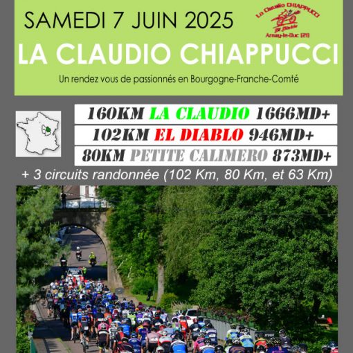Affiche de la Cyclosportive « La Claudio Chiappucci » 2025