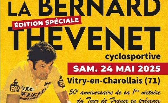 affiche de la cyclosportive "La Bernard Thevenet" 2025