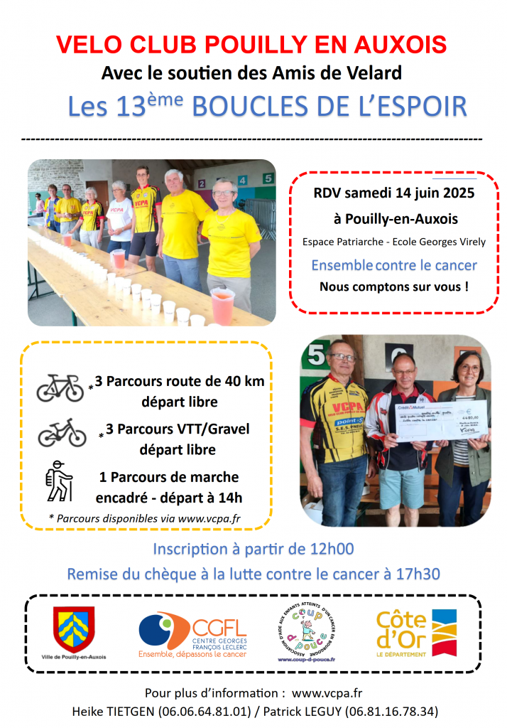 Affiche des boucles de l’espoir 2025