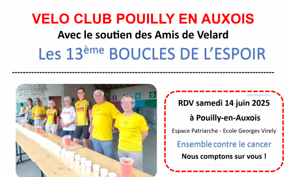 Affiche des boucles de l’espoir 2025