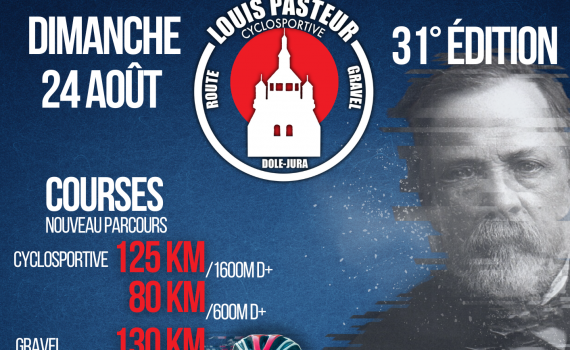 Affiche de la Cyclosportive La Louis Pasteur 2025