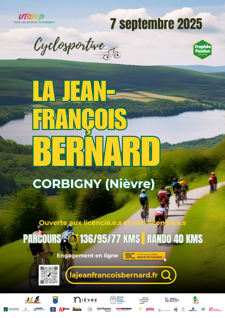 Affiche de la cyclosportive La Jean-François Bernard 2025