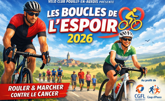 Cyclistes et marcheurs participant aux Boucles de l’Espoir 2026, événement caritatif du VCPA