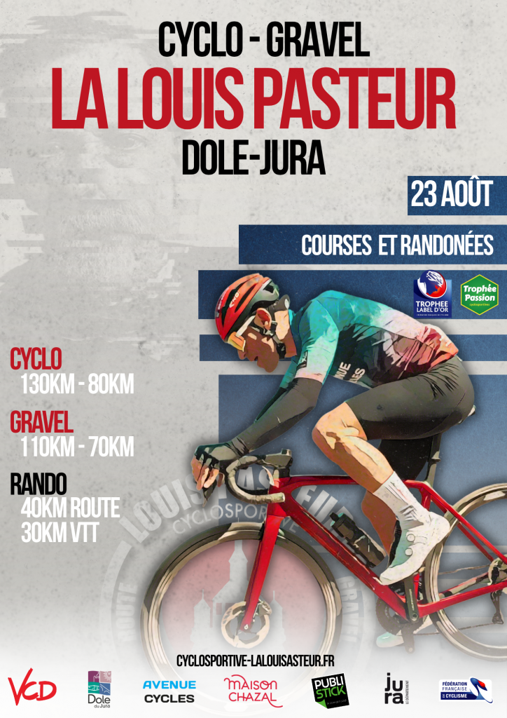 Affiche de la cyclosportive La Louis Pasteur 2026